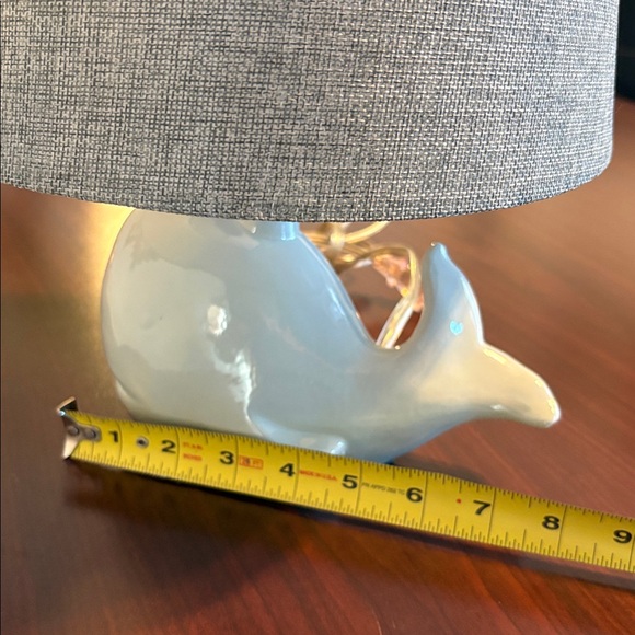 💎Rare💎🆕Gray-Blue Whale Table Lamp - Picture 11 of 12